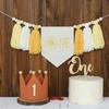 1th Sun Sign Birthday High Chair Banner Yellow Birthday Party Decoration,Sunshine Highchair Banner for Boy Girls Kids Bedroom
