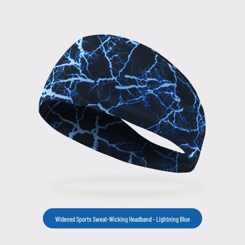 Faixa de Cabeça Esportiva Respirável de Lycra que Absorve o Suor para Corrida, Ciclismo, Yoga, Dança e Fitness