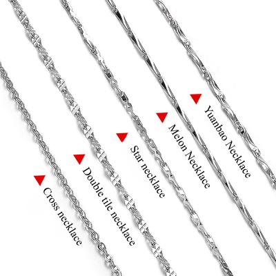 Necklace Women's Chain Without Pendant Clavicle Chain Cross Chain Naked Chain Star Chain Replacement