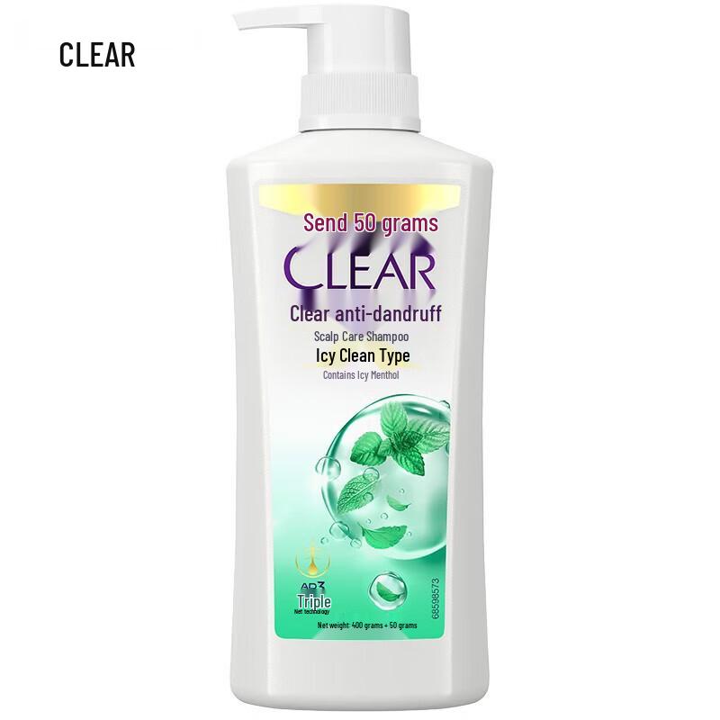 Clear Anti-Dandruff Ice Mint Shampoo