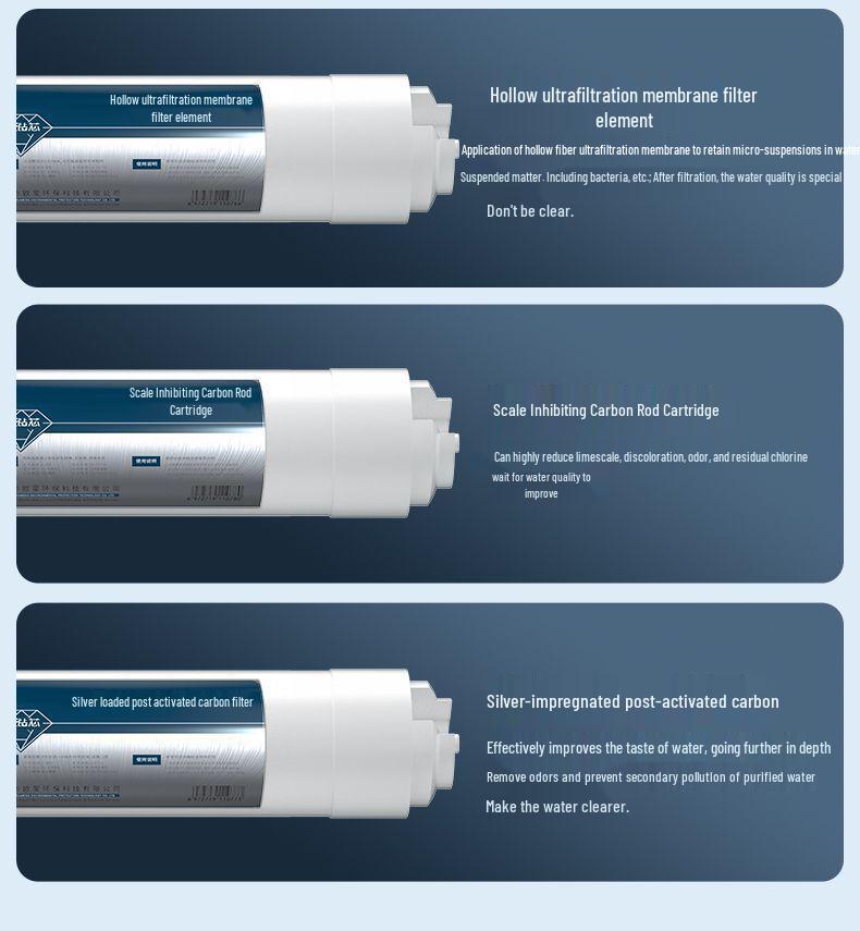 Universal Kitchen Tap Ultrafiltration Water Purifier and Pre-Filter