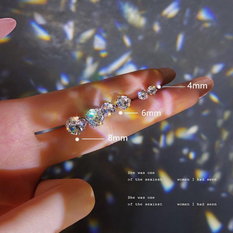 Luxuriöse Ohrclips aus Kristall für nicht durchstochene Ohren – schickes Nischendesign, Trend 2022.