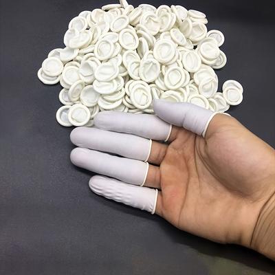50 Stück Silikon-Fingerspitzenhüllen | Langlebig & Wiederverwendbar, Puderfrei, Für Tattoo, Stickerei & Elektronikreparaturen