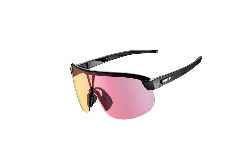 ALTALIST KISOU ATR Photochromic Lenses Frame Red Mirror (Black Lens)