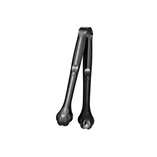 Jijijing Stainless Steel Clip Tongs, Cat Paw Shape, Durable Kitchen Utensils, Heat Resistant Appetizer for Snacks Dessert Ice Candy