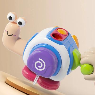 2 Stück Schnecken-Aktivitätsball-Puzzle-Spielzeug für Kinder, Interaktives Sinnesspiel mit Rollbewegung, Mehrfarbig, Feinmotorik-Entwicklung, Hand-Auge-Koordination
