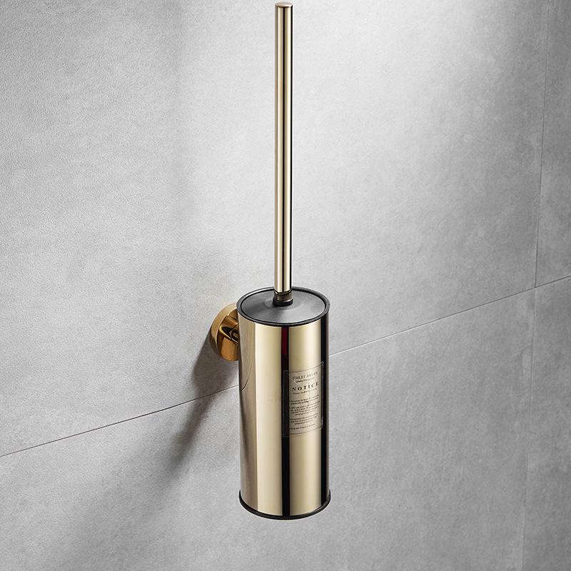 Nerezová ocel Stojací sada WC štětky - Štětka pro čištění bez mrtvého úhlu