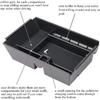 VESUL Center Console Armrest Storage Box Compatible with Ford F-150 F150 2011 2012 2013 2014 ABS Tray ert Organizer Glove Pallet