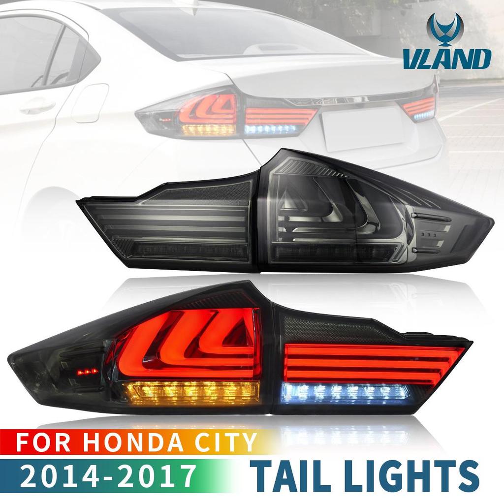LED Headlight Assembly Upgrade for 2014-2017 Honda City: Includes Brake and Fog Lights