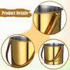 1.5L Ice Bucket Beer Holder Portable Handle Stainless Steel Drink Tub for Cocktails Home Bar
