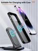 Foldable Wireless Charger Stand Pad Desktop Phone Chargers Holder Induction Fast Charging Station Dock for iPhone Samsung Xiaomi