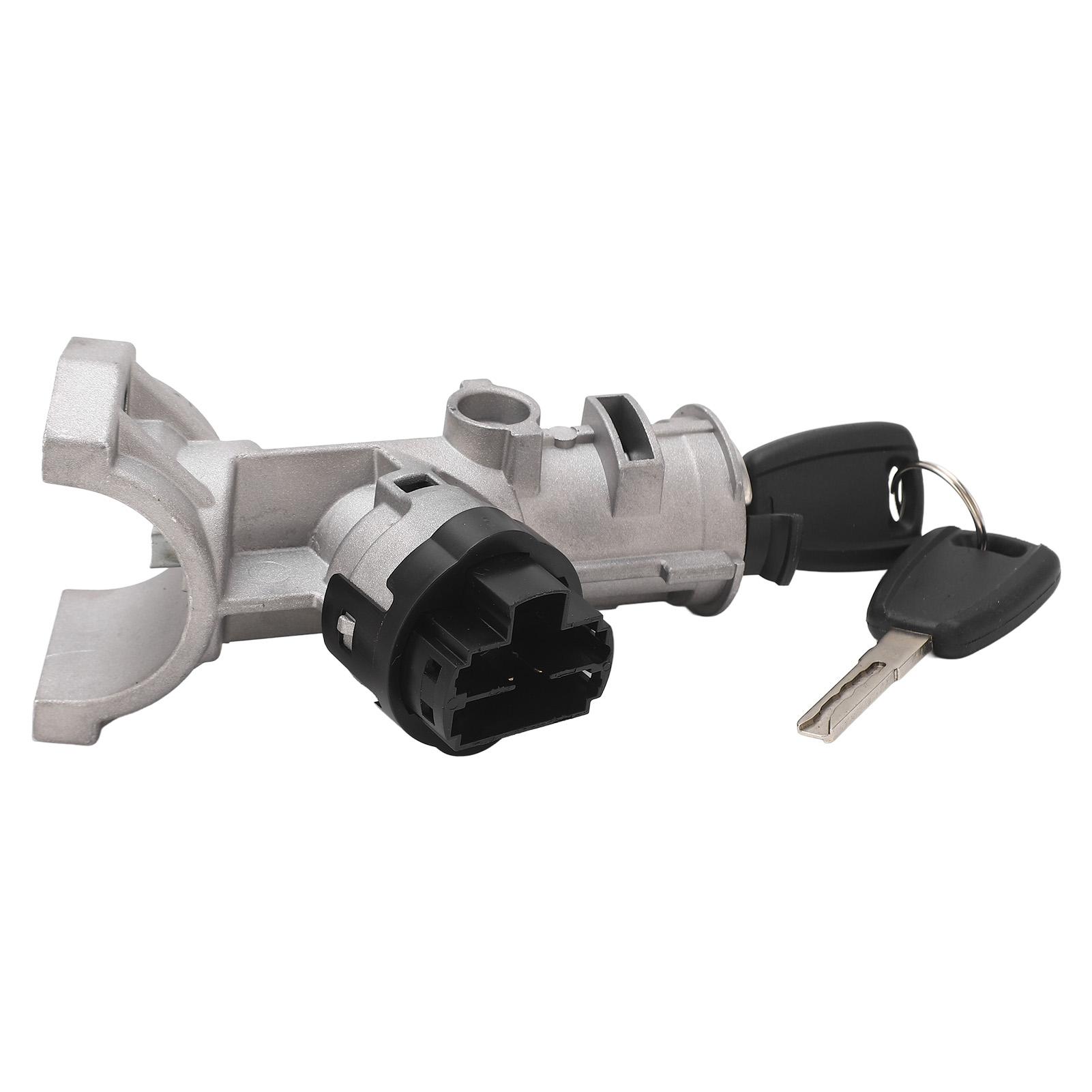 Ignition Switch Cylinder 1348421080 Stable Reliable Ignition Barrel Lock Switch with Keys Replacement for Citroen Relay