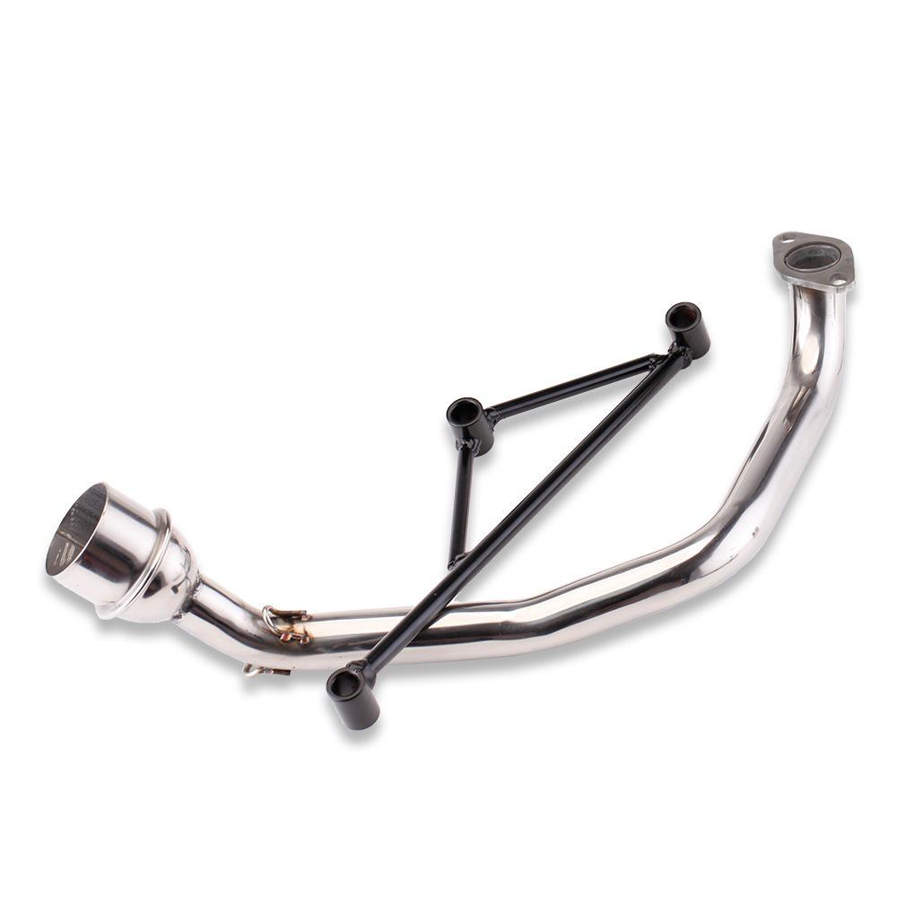 Stainless Steel Front Exhaust Pipe for Ghostfire RS100 & Fuxi Qiaoge Scooters