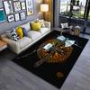 Artistic Rug with Axe and Hammer Design Suitable for Use As an Anti-slip Game Mat for Living Room and Bedroom Sofas
