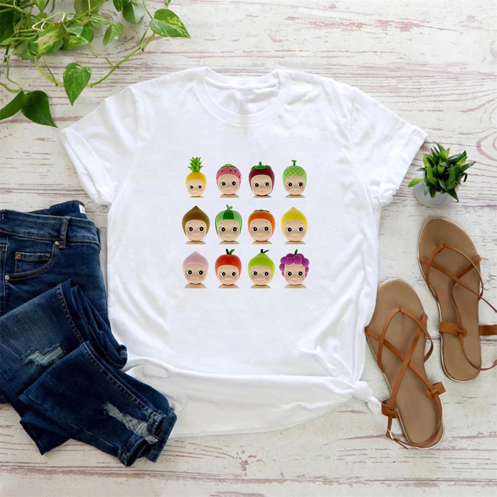 Cute Sonny Angel T-shirt Kewpie Cherub Women Is Shirt Sonny Angel M Lucky Girl Shirt Devil Sonny Street Fashion Short Sleeve