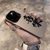 The text case is suitable for Apple 15promax mobile phone case iphone14 anti-drop 13 moisture 12xr magnetic attraction all-inclusive.