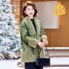 Autumn and Winter Clothing Double-sided Fur Integrated Jacket Women's Gold Mink Fur Horn Buckle
