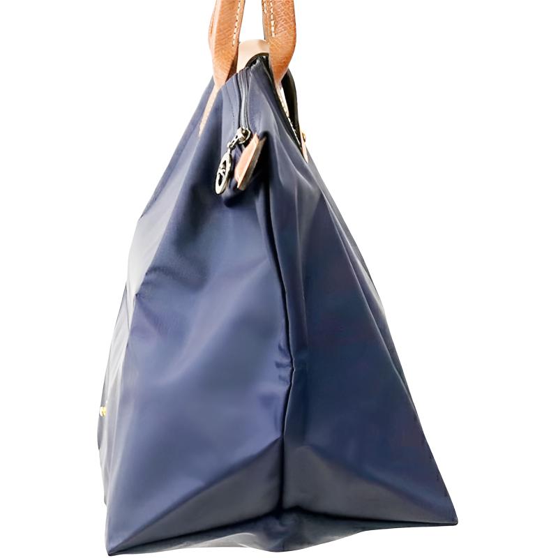 Longchamp Le Pliage Logo Print Nylon Tote Bag Medium Women tote bags Navy-Blue L1623089P68