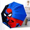 1pc Spider-Man Automatic Folding Umbrella - Compact 8-Rib Design, Durable Plastic & Iron, Daily Use F104031