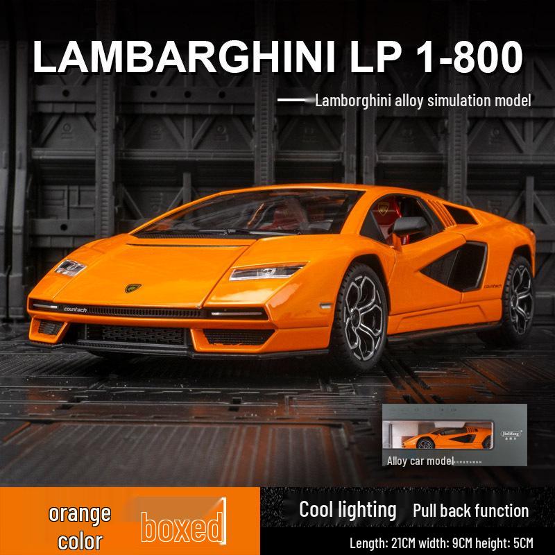 

Jinlifang Lamborghini LPI800 Модель суперкара из сплава Игрушка со звуком и светом
