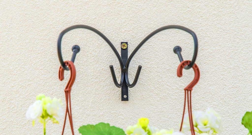 KADAX Pot Holder Double Wall Hanger 32cm
