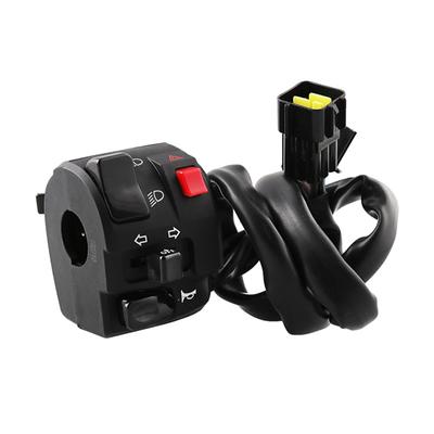 Motorcycles Horn Light Combination Switch Handlebar Controller Motorcycle Shaft Button Turn Signal Fog Light Switch