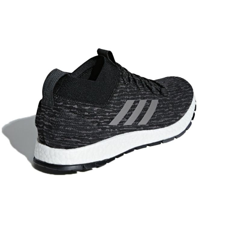 Adidas Pure Boost Comfortable Fabric Non-Slip Breathable Low-Top Marathon Running Shoes Unisex sneaker Black Gray G26429