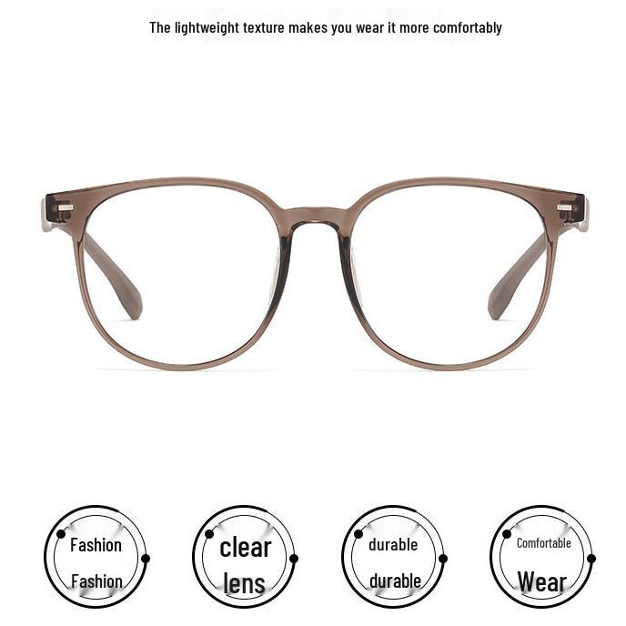 1256 Ultraleichter TR90 Optischer Brillenrahmen für Damen und Herren - High-End, Großrahmen, Kompatibel mit Korrektionsgläsern