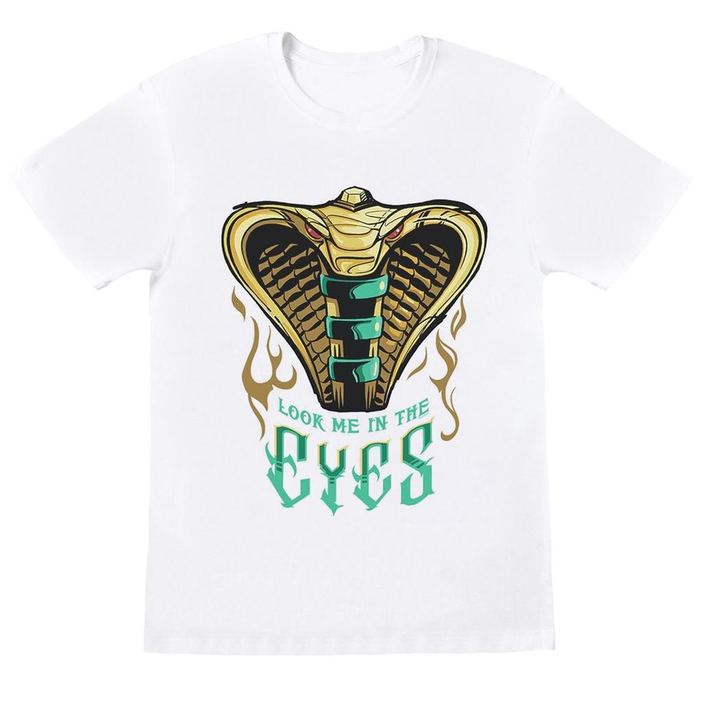 Disney Mens Aladdin Movie Jafar Snake Eyes T-Shirt