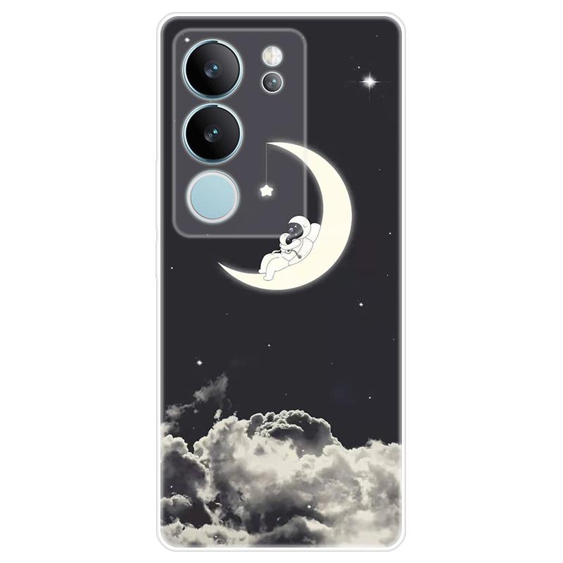 Soft Silicone For Vivo V29 Case TPU Painted Back Cover Vivo V29 Casing