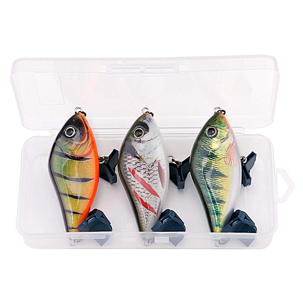 

3 шт. Джеркбейты Рыболовные приманки Для рыбалки 8 см 24 г Тонущие воблеры Для щуки Набор искусственных приманок Крэнкбейты Рыболовные снасти