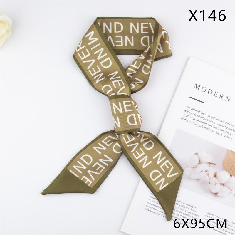 Versatile Vintage Silk Scarf: Hair Tie, Headband, Bag Accessory