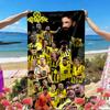 Borussia Dortmund Print Beach Towel, Versatile Lightweight Absorbent Beach Towel for Pool Surf Yoga Bathroom, Perfect Birthday Holiday Gift