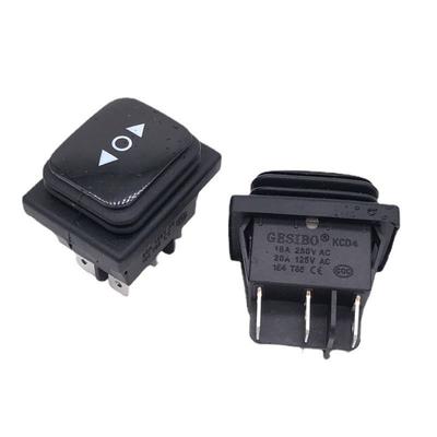 Momentary Polarity Toggle Switch DC 12V 10A Control Motor Reverse Switch 6 Pin 3 Position (ON)-Off-(ON)