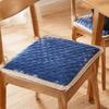 Coussinets de Chaise Antidérapants Coussin Peluche avec Liens, Coussin d'Assise Bordure en Dentelle, Tapis Confortables pour Sièges de Salle à Manger 16 x Pouces Lavable Bureau Épais Doux Tabourets de Cuisine