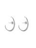 Sundaydiscoclub Twig Earrings Silver