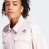 adidas Ritskraag Comfortabel Mode Denim Jas Damesjas Roze IM4985