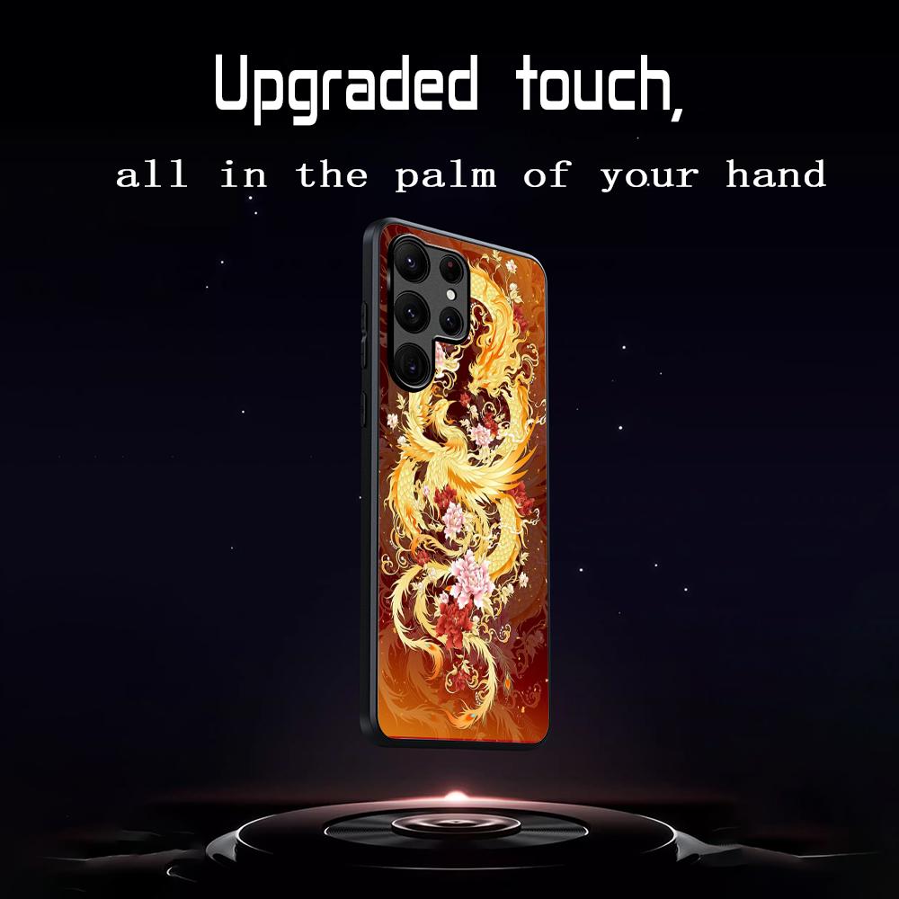 Phoenix classic cool design Phone Case For Samsung Galaxy S25 S24 S23 S22 S21 S20 Plus Ultra Note20 Limited Soft Black