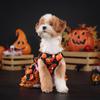 Pumpkin Pattern Halloween Dog Costume Cute Pet Pumpkin Lace Dress  Home Decor