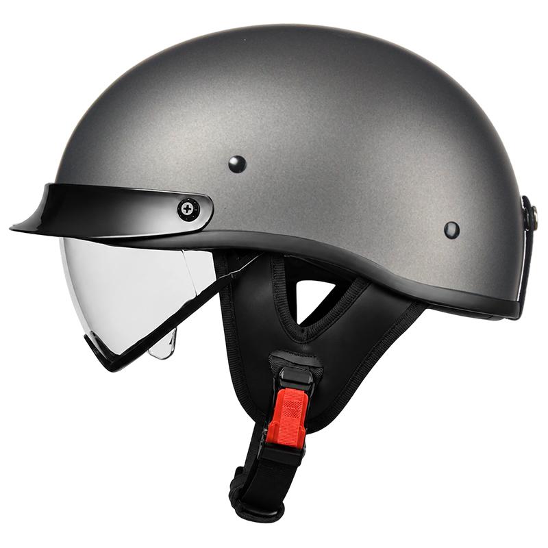 Hot Selling Motorcycle Helmet Half Face bicycle Motorcycle Helmet Detachable Cotton Lining Summer Half Helmet Factory Wholesale