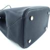 Excellent JIL SANDER Handbag J-SHOPPER Dark Navy Leather Women Used