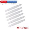 New 4/6 Piece Universal Front Rear Bumper Corner Protector Guard Car Anti-collision Protection Decoration Strip Car Accessories Interior Mirrors 6