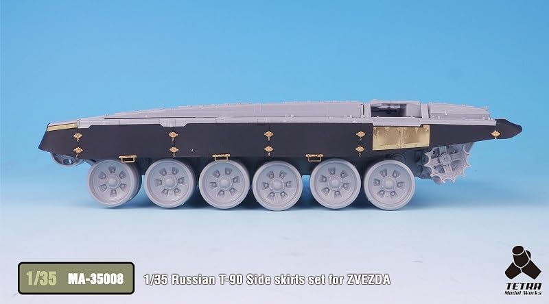 Tetra Model MA Series Russian Tank Side Skirt Set Plastic Model Parts MA3508 1/35 T-90 (for ZV)
