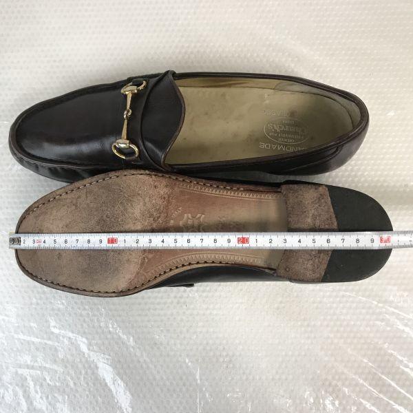 Church's Italien 90er Jahre Bit Mokassin Loafer 11.5M 28.5-29.5 Dunkelbraun Slipper(GEBRAUCHT)