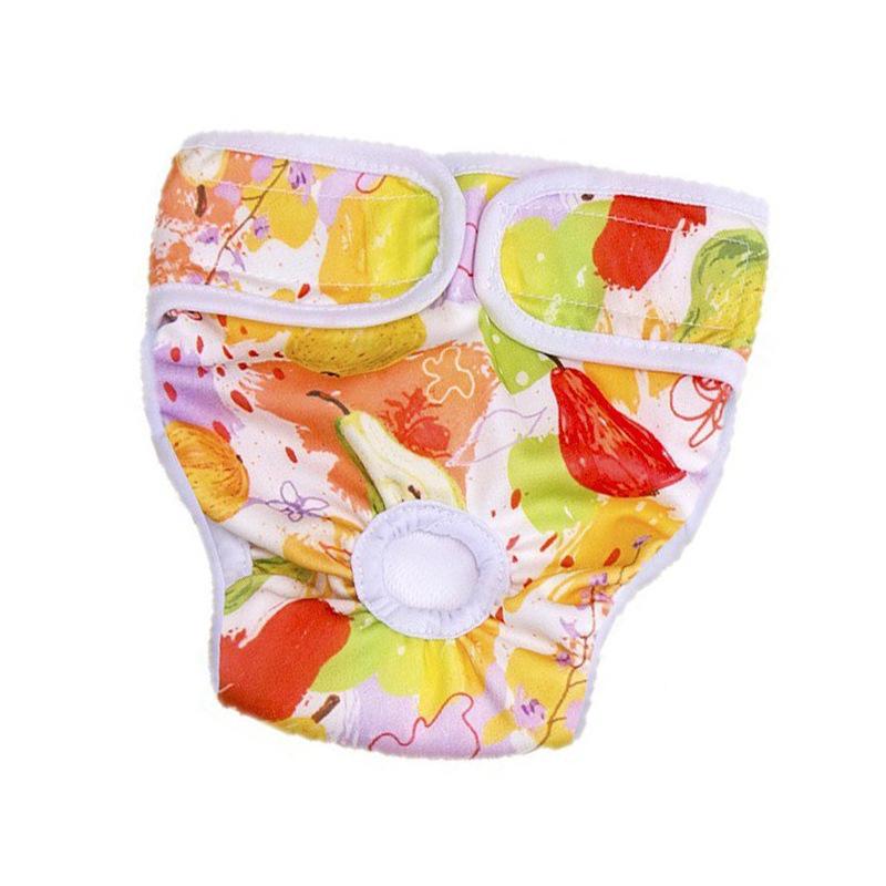 

Pet medium-sized small dog large dog dog physiological pants estrus anti-harassment female dog menstrual pants safety pants XS грушевый