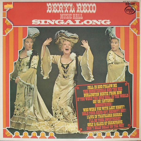 

LP Record BERYL REID - Music Hall Singalong MFP50174 Music For Pleas 1974 UK Pop Used
