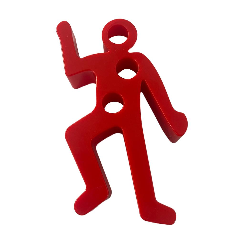 Plastic Human Figure Pen Holder with Multiple Holes for Desk Organization and Stationery Storage Unique Design Durable Material