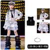 Girls Hip Hop Dance Set Shiny Performance Costume Kids Jazz Stage Show