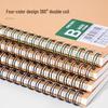 Deli LA560-06 A5 Lined Spiral Notebooks (24 Pack)