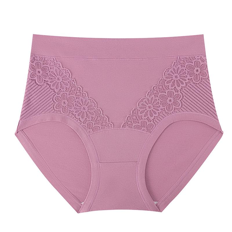 High Waist Cotton Briefs for Middle-aged & Elderly Women - Breathable, Comfortable, Hip Lifting & Abdomen Support.